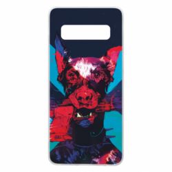 Чохол для Samsung S10 Doberman with a gun - PrintSalon