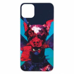 Чохол для iPhone 11 Pro Max Doberman with a gun - PrintSalon
