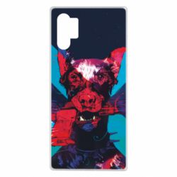 Чохол для Samsung Note 10 Plus Doberman with a gun - PrintSalon