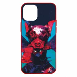 Чохол для iPhone 12 mini Doberman with a gun - PrintSalon