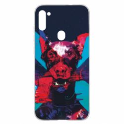 Чохол для Samsung A11 / M11 Doberman with a gun - PrintSalon