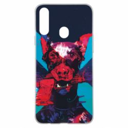 Чохол для Samsung A20s Doberman with a gun - PrintSalon