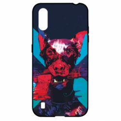 Чохол для Samsung A01 / M01 Doberman with a gun - PrintSalon