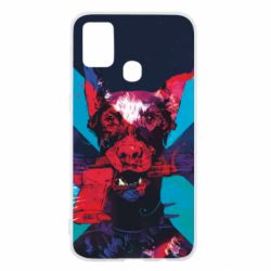 Чохол для Samsung M31 Doberman with a gun - PrintSalon