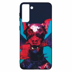 Чохол для Samsung S21+ Doberman with a gun - PrintSalon
