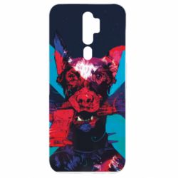 Чохол для Oppo A5/A9 2020 Doberman with a gun - PrintSalon