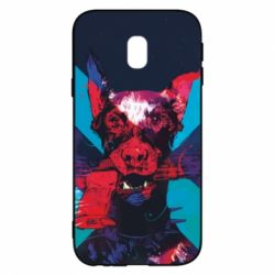Чохол для Samsung J3 2017 Doberman with a gun - PrintSalon