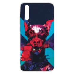 Чохол для Huawei P20 Doberman with a gun - PrintSalon