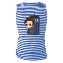 Майка-тельняшка Doctor who is 2 season - PrintSalon