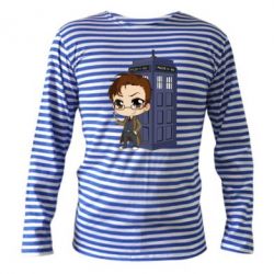 Тельняшка с длинным рукавом Doctor who is 2 season - PrintSalon