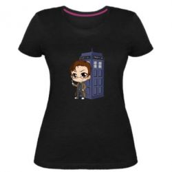 Женская премиум футболка Doctor who is 2 season - PrintSalon