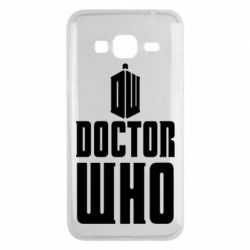 Чехол для Samsung J3 2016 Doctor who logo - PrintSalon