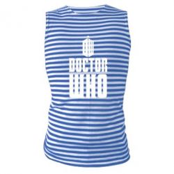 Майка-тельняшка Doctor who logo - PrintSalon