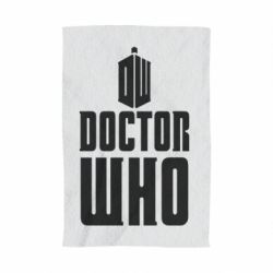 Полотенце с принтом Doctor who logo - PrintSalon