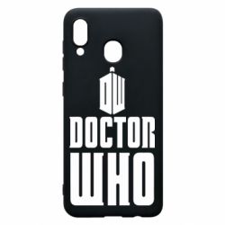 Чехол для Samsung A20 Doctor who logo - PrintSalon