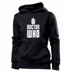 Женское худи Doctor who logo - PrintSalon