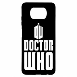 Чехол для Xiaomi Poco X3 Doctor who logo - PrintSalon