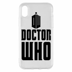 Чехол для iPhone X/Xs Doctor who logo - PrintSalon
