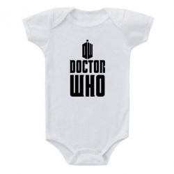 Детский бодик Doctor who logo - PrintSalon