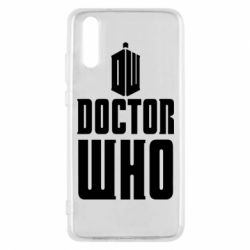 Чехол для Huawei P20 Doctor who logo - PrintSalon