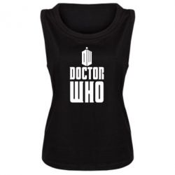 Женская майка Doctor who logo - PrintSalon