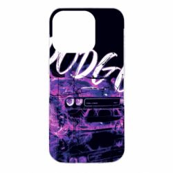 Чохол для iPhone 14 Pro Dodge Art neon - PrintSalon