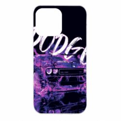 Чохол для iPhone 14 Pro Max Dodge Art neon - PrintSalon
