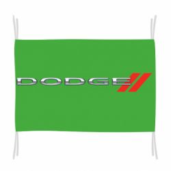 Флаг Dodge logo - PrintSalon