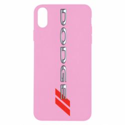 Чехол для iPhone X/Xs Dodge logo - PrintSalon