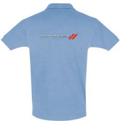 Мужское поло Dodge logo - PrintSalon