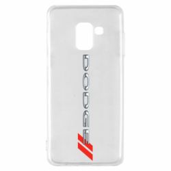 Чехол для Samsung A8 2018 Dodge logo - PrintSalon