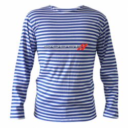 Тельняшка с длинным рукавом Dodge logo - PrintSalon