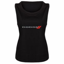 Женская майка Dodge logo - PrintSalon
