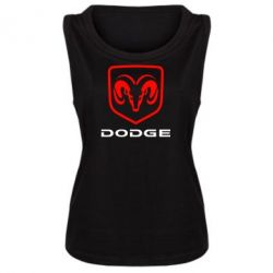 Женская майка DODGE - PrintSalon