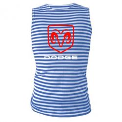 Майка-тельняшка DODGE - PrintSalon