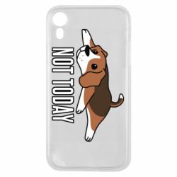 Чехол для iPhone XR Dog not today - PrintSalon