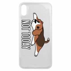 Чехол для iPhone Xs Max Dog not today - PrintSalon