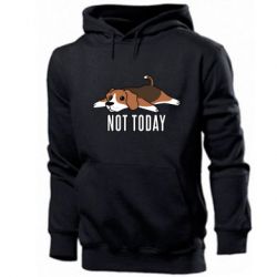 Мужское худи Dog not today - PrintSalon