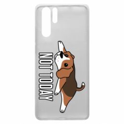 Чехол для Huawei P30 Pro Dog not today - PrintSalon