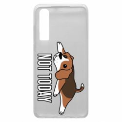 Чехол для Huawei P30 Dog not today - PrintSalon