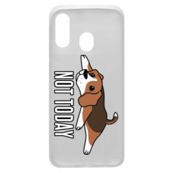 Чехол для Samsung A40 Dog not today