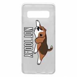 Чехол для Samsung S10 Dog not today - PrintSalon