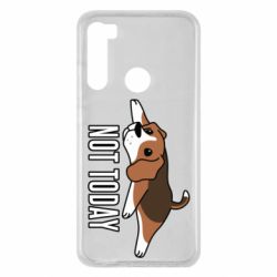 Чехол для Xiaomi Redmi Note 8 Dog not today - PrintSalon