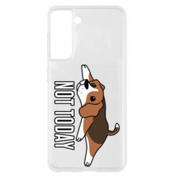 Чехол для Samsung S21 Dog not today - PrintSalon