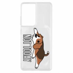 Чехол для Samsung S21 Ultra Dog not today
