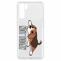 Чехол для Oppo A91/Reno3 Dog not today - PrintSalon