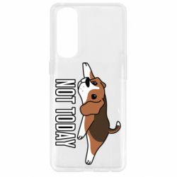 Чехол для Oppo Reno 4 Pro Dog not today - PrintSalon