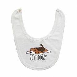 Слюнявчик  Dog not today - PrintSalon