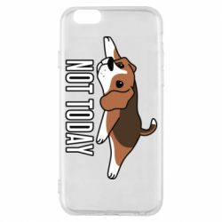 Чехол для iPhone 6/6S Dog not today - PrintSalon