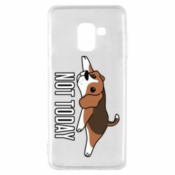 Чехол для Samsung A8 2018 Dog not today - PrintSalon